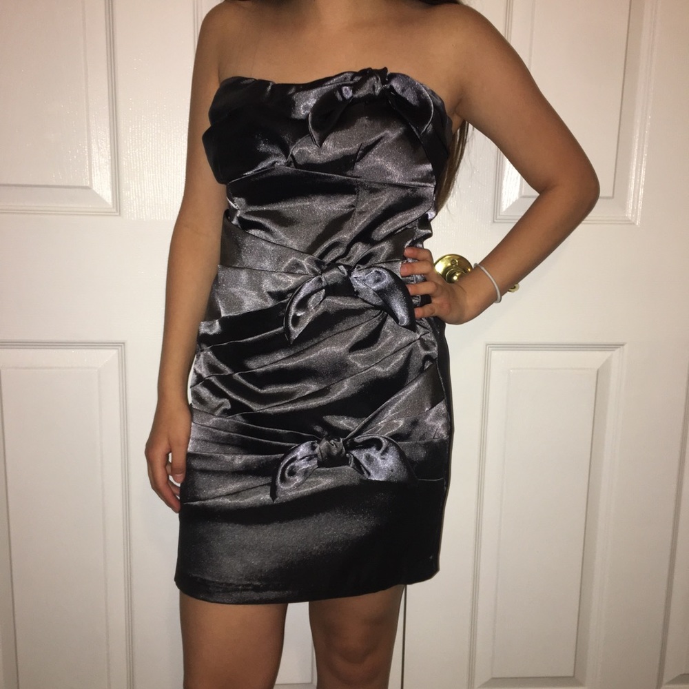 Shiny Silver Dress